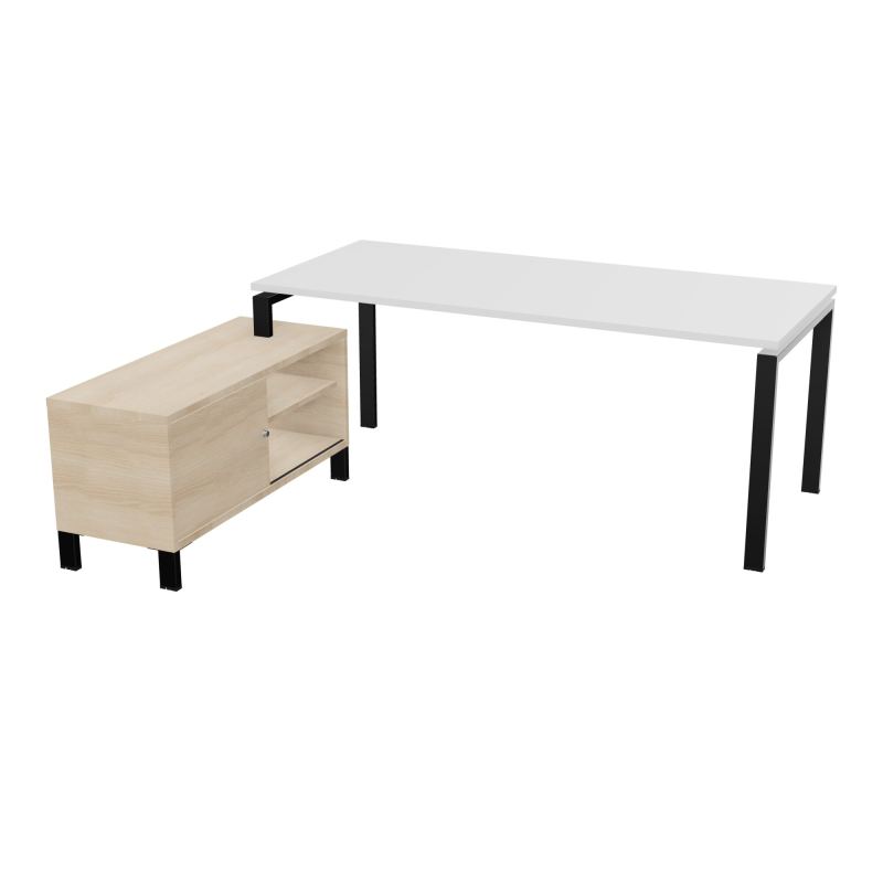 RIO BUREAU RECT. 198X168 PL 180X80 OBT RET PORT A GAUCHE SIMPLE ACCES  MG SG RZ