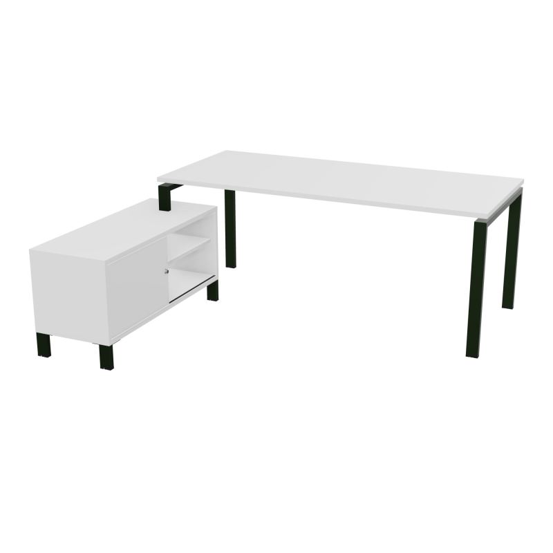 RIO BUREAU RECT. 198X168 PL 180X80 OBT RET PORT A GAUCHE SIMPLE ACCES  MG ST MG