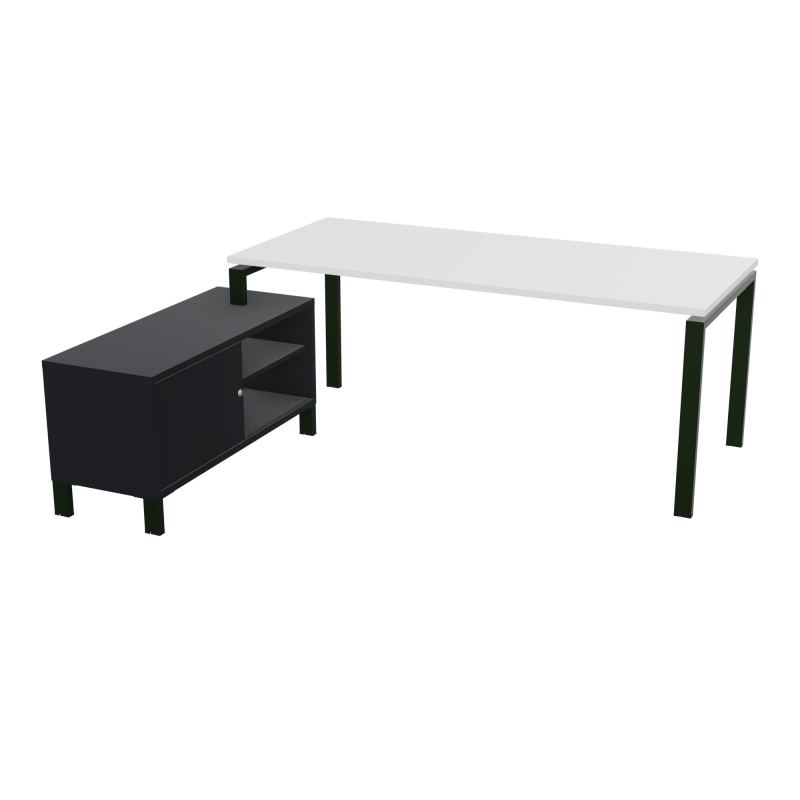 RIO BUREAU RECT. 198X168 PL 180X80 OBT RET PORT A GAUCHE SIMPLE ACCES  MG ST R9