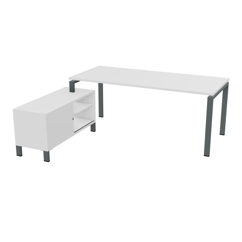 RIO BUREAU RECT. 198X168 PL 180X80 OBT RET PORT A GAUCHE SIMPLE ACCES  MG SU MG