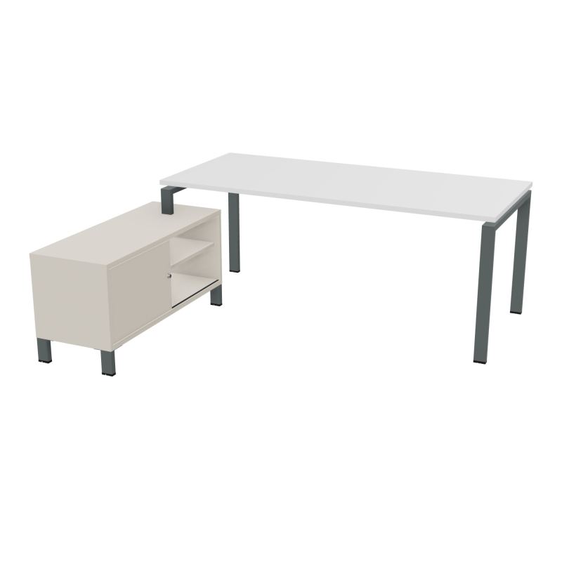 RIO BUREAU RECT. 198X168 PL 180X80 OBT RET PORT A GAUCHE SIMPLE ACCES  MG SU N5