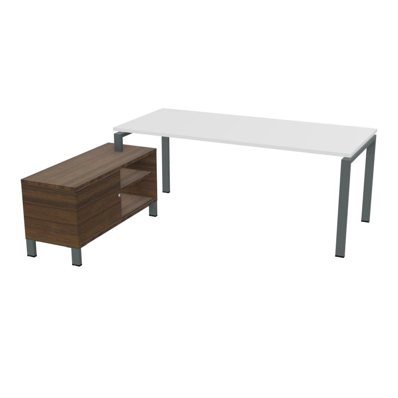 RIO BUREAU RECT. 198X168 PL 180X80 OBT RET PORT A GAUCHE SIMPLE ACCES  MG SU N6