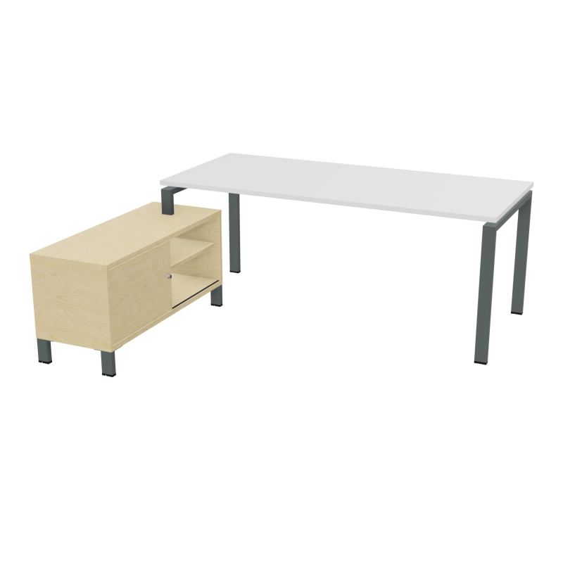 RIO BUREAU RECT. 198X168 PL 180X80 OBT RET PORT A GAUCHE SIMPLE ACCES  MG SU N8
