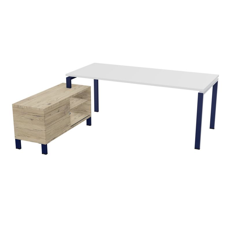 RIO BUREAU RECT. 198X168 PL 180X80 OBT RET PORT A GAUCHE SIMPLE ACCES  MG X4 R3
