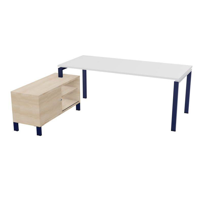 RIO BUREAU RECT. 198X168 PL 180X80 OBT RET PORT A GAUCHE SIMPLE ACCES  MG X4 RZ