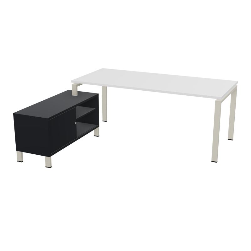 RIO BUREAU RECT. 198X168 PL 180X80 OBT RET PORT A GAUCHE SIMPLE ACCES  MG ZC R9