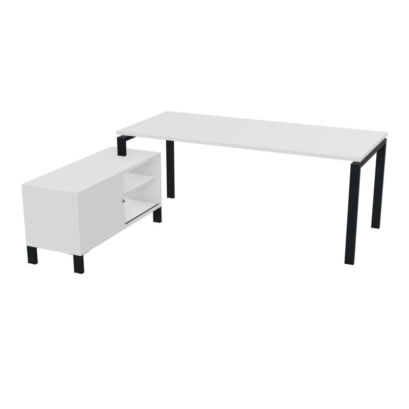RIO BUREAU RECT. 198X168 PL 180X80 OBT RET PORT A GAUCHE SIMPLE ACCES  MG ZP MG