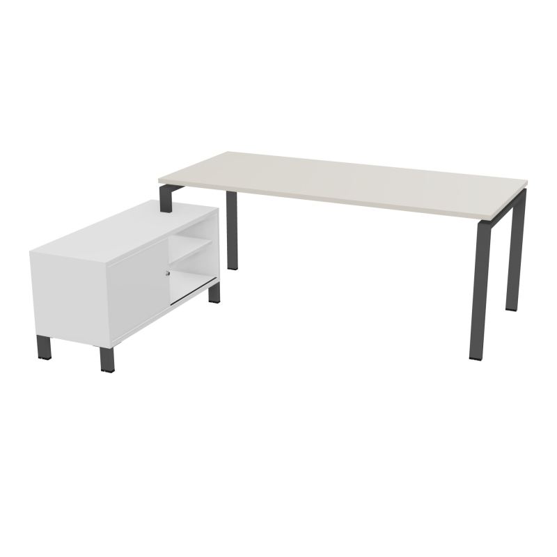 RIO BUREAU RECT. 198X168 PL 180X80 OBT RET PORT A GAUCHE SIMPLE ACCES  N5 SC MG