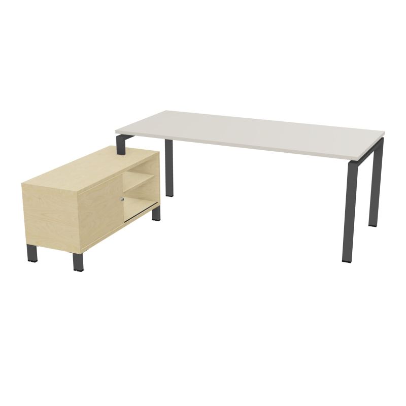 RIO BUREAU RECT. 198X168 PL 180X80 OBT RET PORT A GAUCHE SIMPLE ACCES  N5 SC N8
