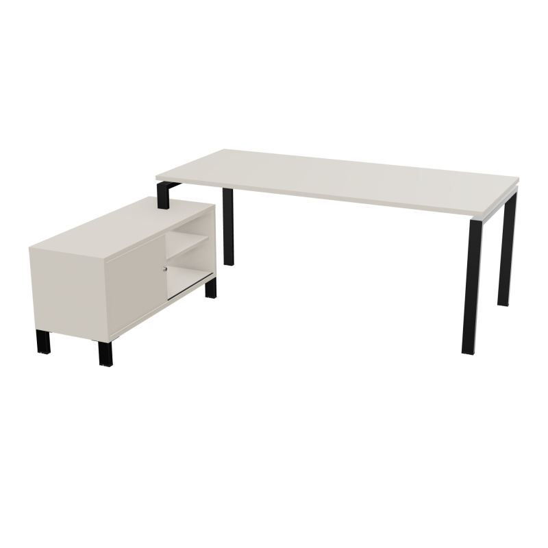 RIO BUREAU RECT. 198X168 PL 180X80 OBT RET PORT A GAUCHE SIMPLE ACCES  N5 SG N5