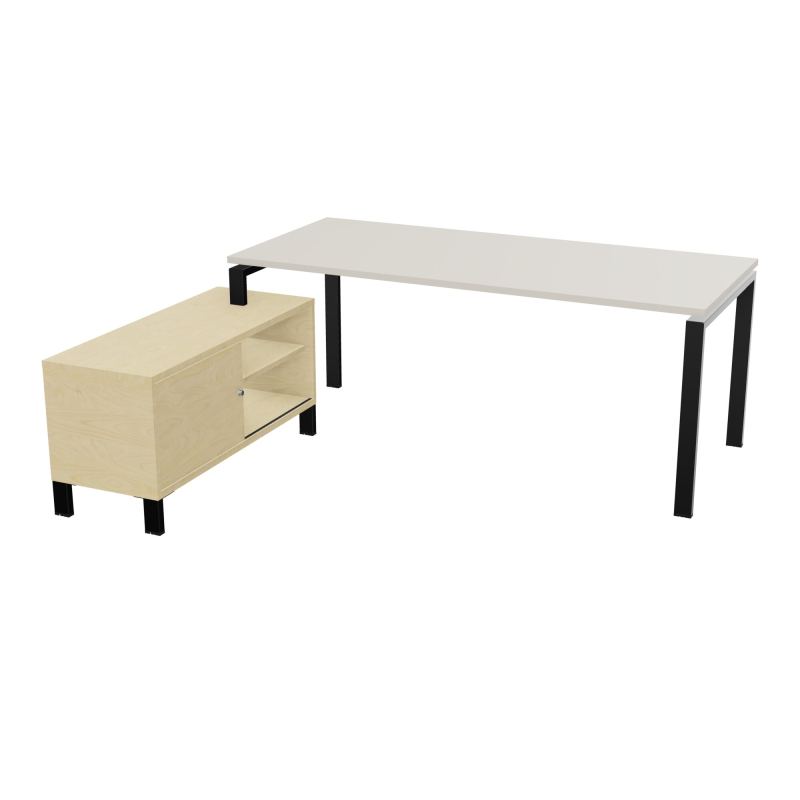 RIO BUREAU RECT. 198X168 PL 180X80 OBT RET PORT A GAUCHE SIMPLE ACCES  N5 SG N8