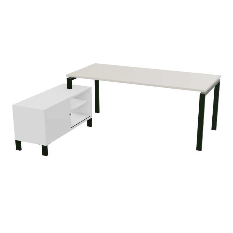 RIO BUREAU RECT. 198X168 PL 180X80 OBT RET PORT A GAUCHE SIMPLE ACCES  N5 ST MG