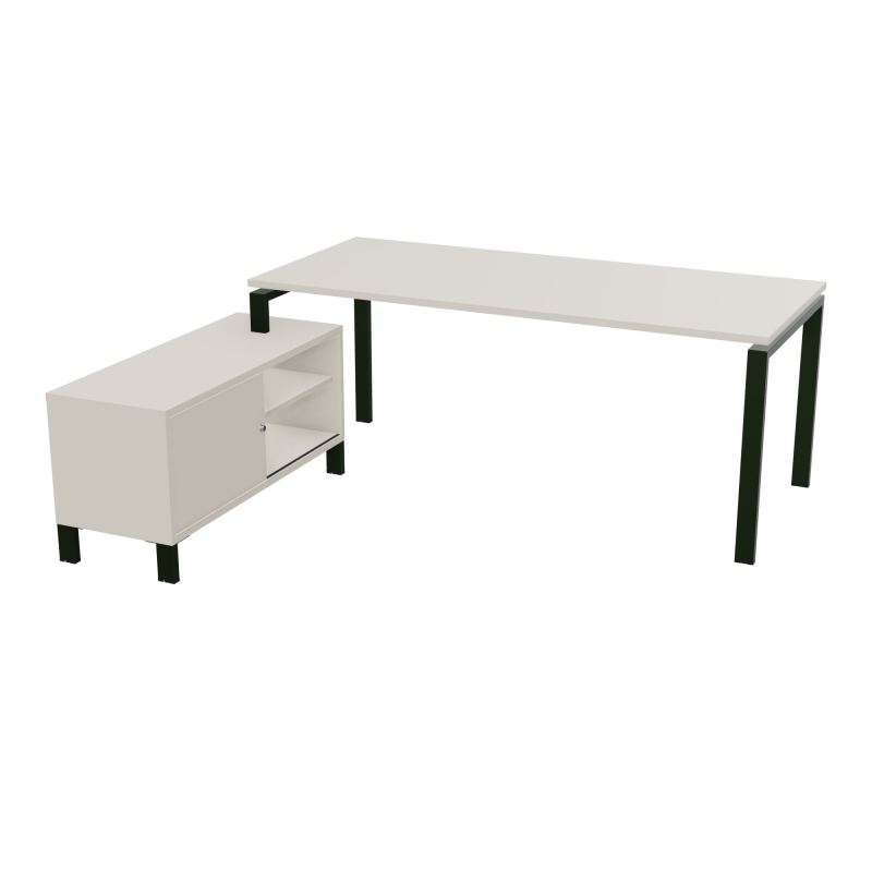 RIO BUREAU RECT. 198X168 PL 180X80 OBT RET PORT A GAUCHE SIMPLE ACCES  N5 ST N5