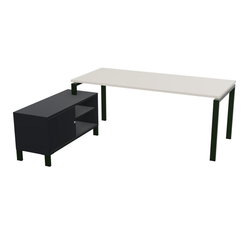 RIO BUREAU RECT. 198X168 PL 180X80 OBT RET PORT A GAUCHE SIMPLE ACCES  N5 ST R9