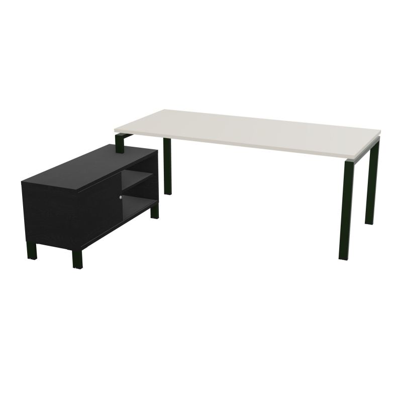 RIO BUREAU RECT. 198X168 PL 180X80 OBT RET PORT A GAUCHE SIMPLE ACCES  N5 ST RK