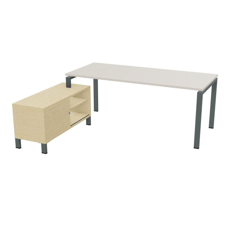 RIO BUREAU RECT. 198X168 PL 180X80 OBT RET PORT A GAUCHE SIMPLE ACCES  N5 SU N8