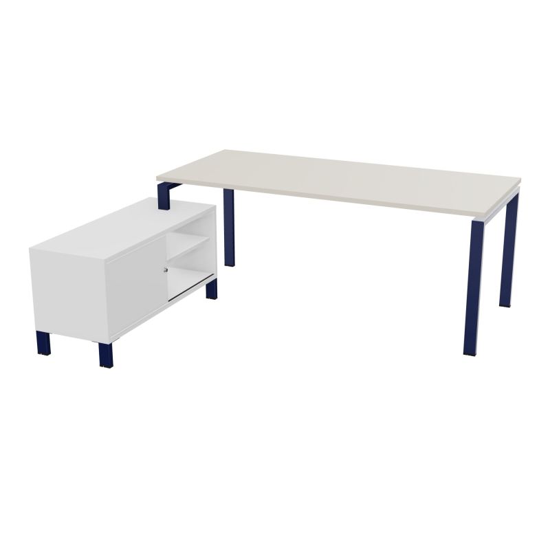 RIO BUREAU RECT. 198X168 PL 180X80 OBT RET PORT A GAUCHE SIMPLE ACCES  N5 X4 MG