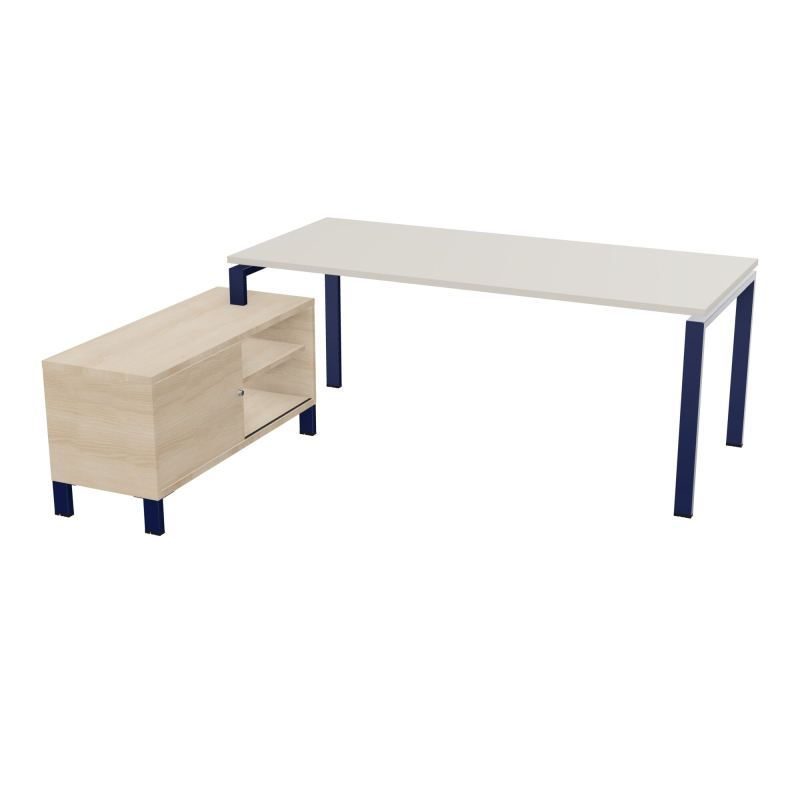 RIO BUREAU RECT. 198X168 PL 180X80 OBT RET PORT A GAUCHE SIMPLE ACCES  N5 X4 RZ