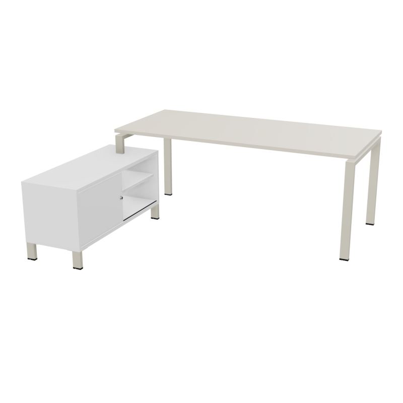 RIO BUREAU RECT. 198X168 PL 180X80 OBT RET PORT A GAUCHE SIMPLE ACCES  N5 ZC MG