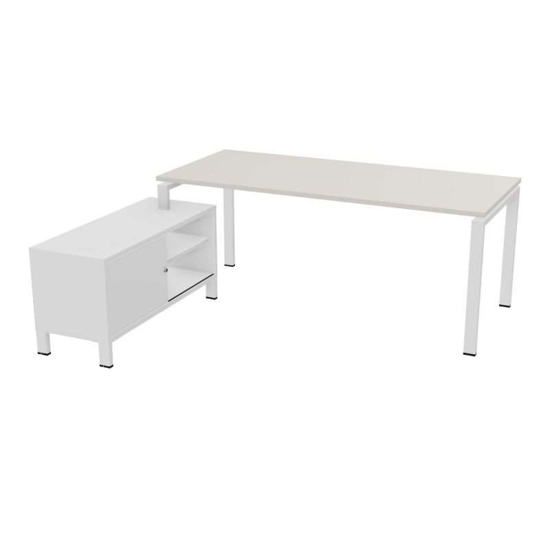RIO BUREAU RECT. 198X168 PL 180X80 OBT RET PORT A GAUCHE SIMPLE ACCES  N5 ZO MG
