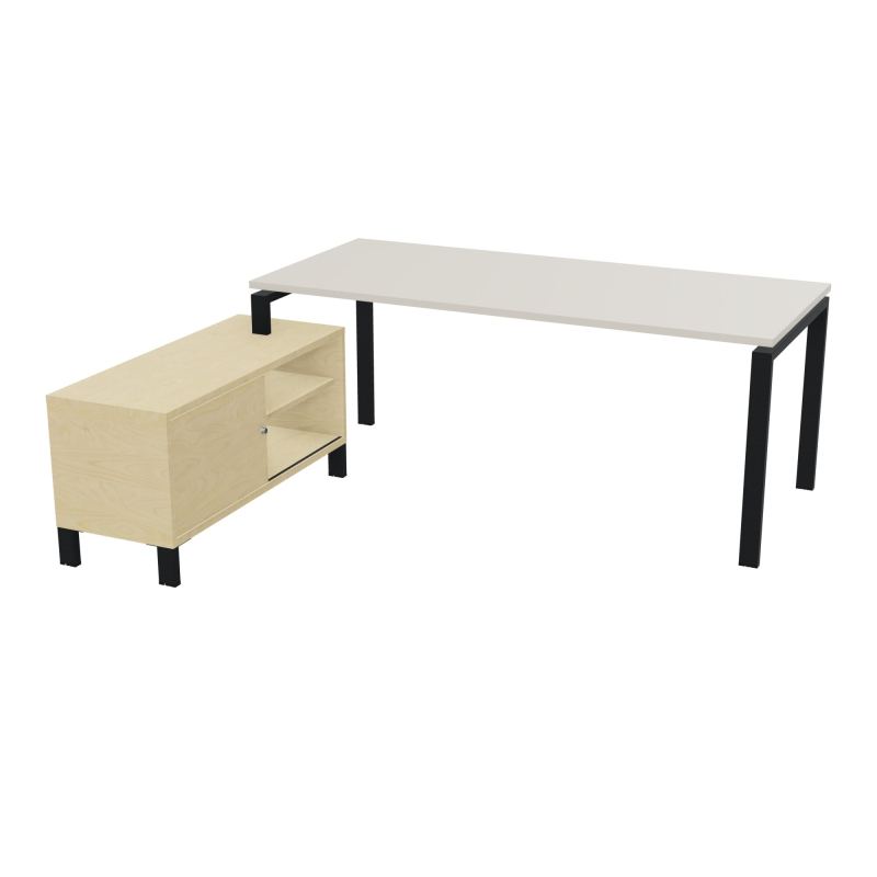 RIO BUREAU RECT. 198X168 PL 180X80 OBT RET PORT A GAUCHE SIMPLE ACCES  N5 ZP N8