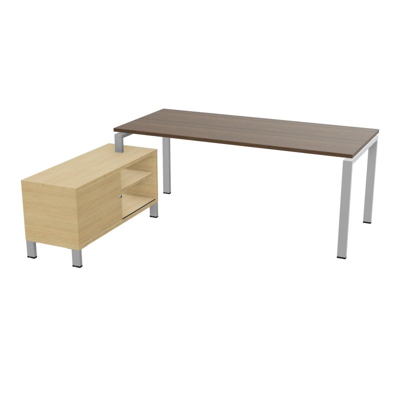 RIO BUREAU RECT. 198X168 PL 180X80 OBT RET PORT A GAUCHE SIMPLE ACCES  N6 SA R1