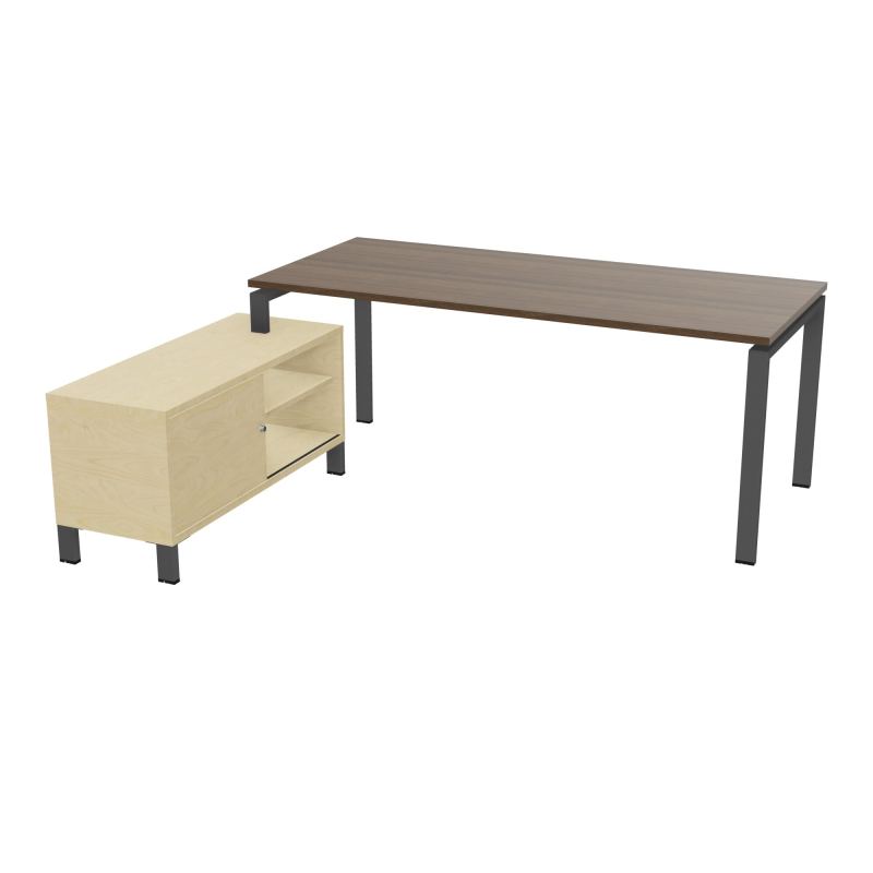 RIO BUREAU RECT. 198X168 PL 180X80 OBT RET PORT A GAUCHE SIMPLE ACCES  N6 SC N8