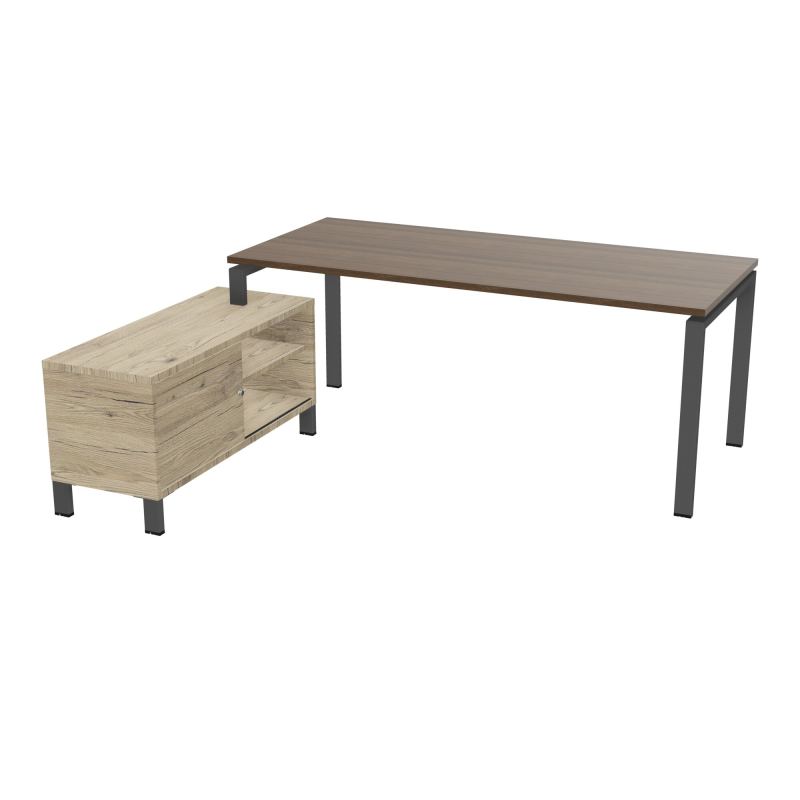 RIO BUREAU RECT. 198X168 PL 180X80 OBT RET PORT A GAUCHE SIMPLE ACCES  N6 SC R3