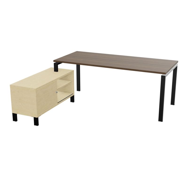 RIO BUREAU RECT. 198X168 PL 180X80 OBT RET PORT A GAUCHE SIMPLE ACCES  N6 SG N8