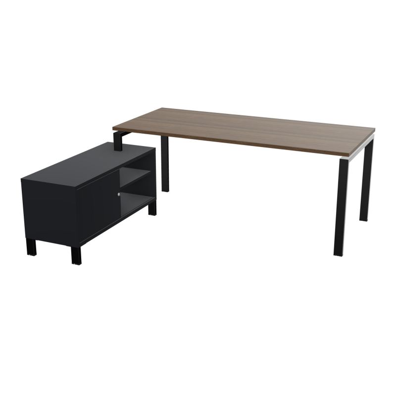 RIO BUREAU RECT. 198X168 PL 180X80 OBT RET PORT A GAUCHE SIMPLE ACCES  N6 SG R9