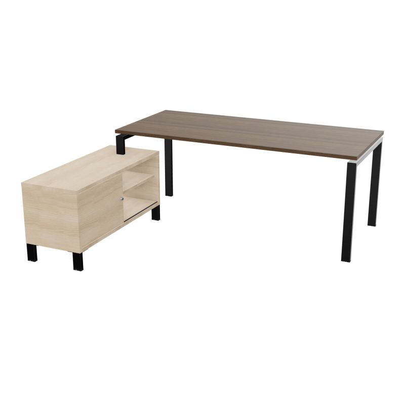 RIO BUREAU RECT. 198X168 PL 180X80 OBT RET PORT A GAUCHE SIMPLE ACCES  N6 SG RZ