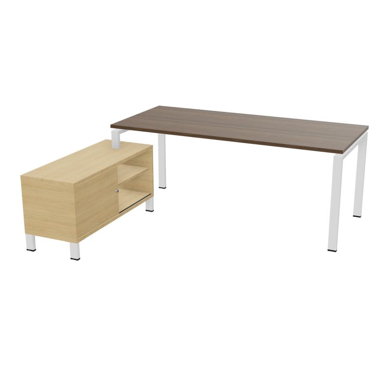 RIO BUREAU RECT. 198X168 PL 180X80 OBT RET PORT A GAUCHE SIMPLE ACCES  N6 SO R1