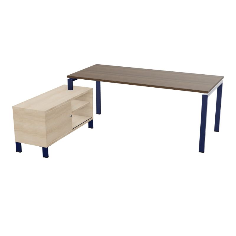 RIO BUREAU RECT. 198X168 PL 180X80 OBT RET PORT A GAUCHE SIMPLE ACCES  N6 X4 RZ