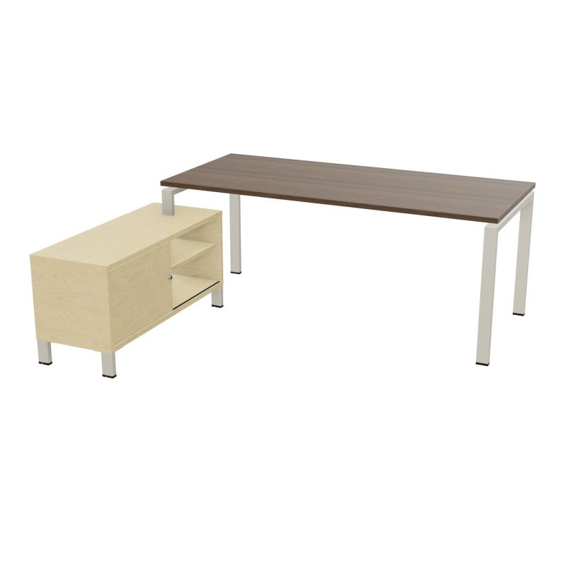 RIO BUREAU RECT. 198X168 PL 180X80 OBT RET PORT A GAUCHE SIMPLE ACCES  N6 ZC N8