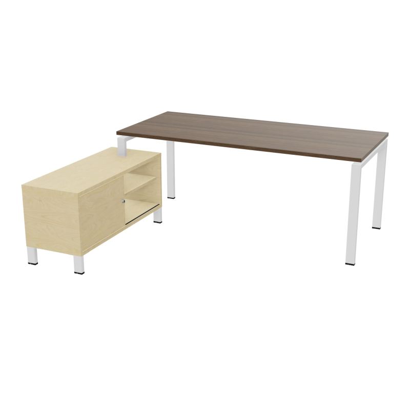 RIO BUREAU RECT. 198X168 PL 180X80 OBT RET PORT A GAUCHE SIMPLE ACCES  N6 ZO N8