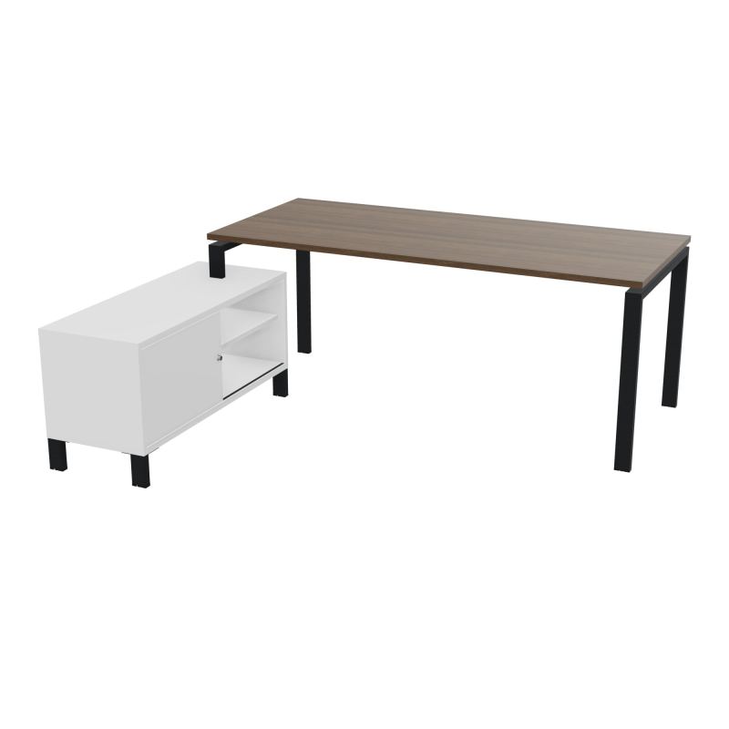 RIO BUREAU RECT. 198X168 PL 180X80 OBT RET PORT A GAUCHE SIMPLE ACCES  N6 ZP MG