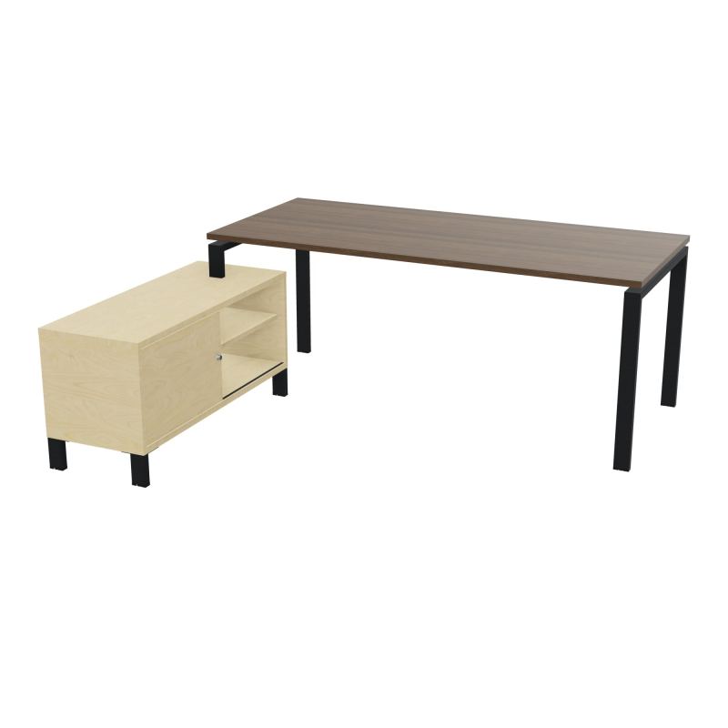 RIO BUREAU RECT. 198X168 PL 180X80 OBT RET PORT A GAUCHE SIMPLE ACCES  N6 ZP N8