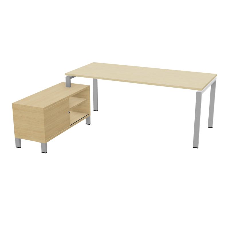 RIO BUREAU RECT. 198X168 PL 180X80 OBT RET PORT A GAUCHE SIMPLE ACCES  N8 SA R1