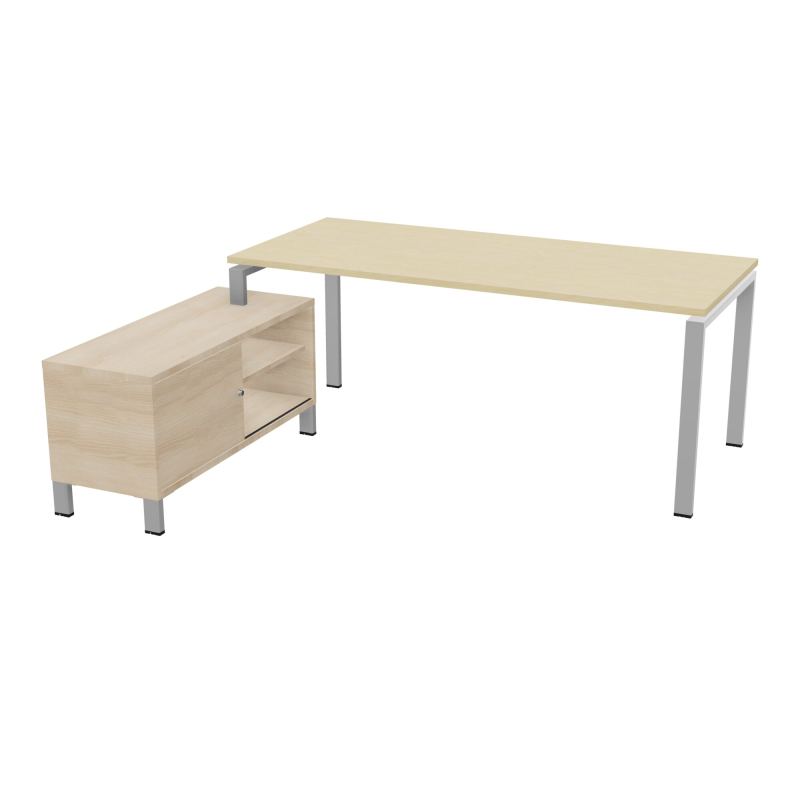 RIO BUREAU RECT. 198X168 PL 180X80 OBT RET PORT A GAUCHE SIMPLE ACCES  N8 SA RZ