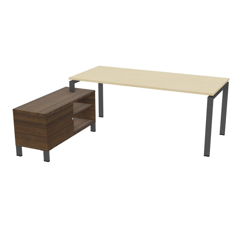 RIO BUREAU RECT. 198X168 PL 180X80 OBT RET PORT A GAUCHE SIMPLE ACCES  N8 SC N6