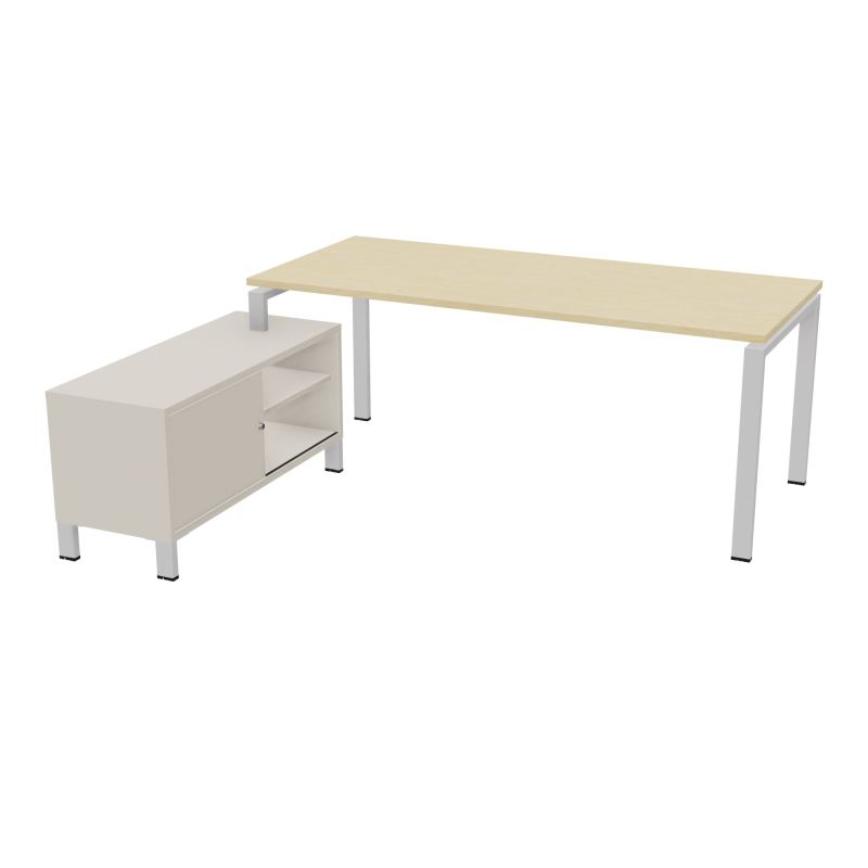 RIO BUREAU RECT. 198X168 PL 180X80 OBT RET PORT A GAUCHE SIMPLE ACCES  N8 SD N5