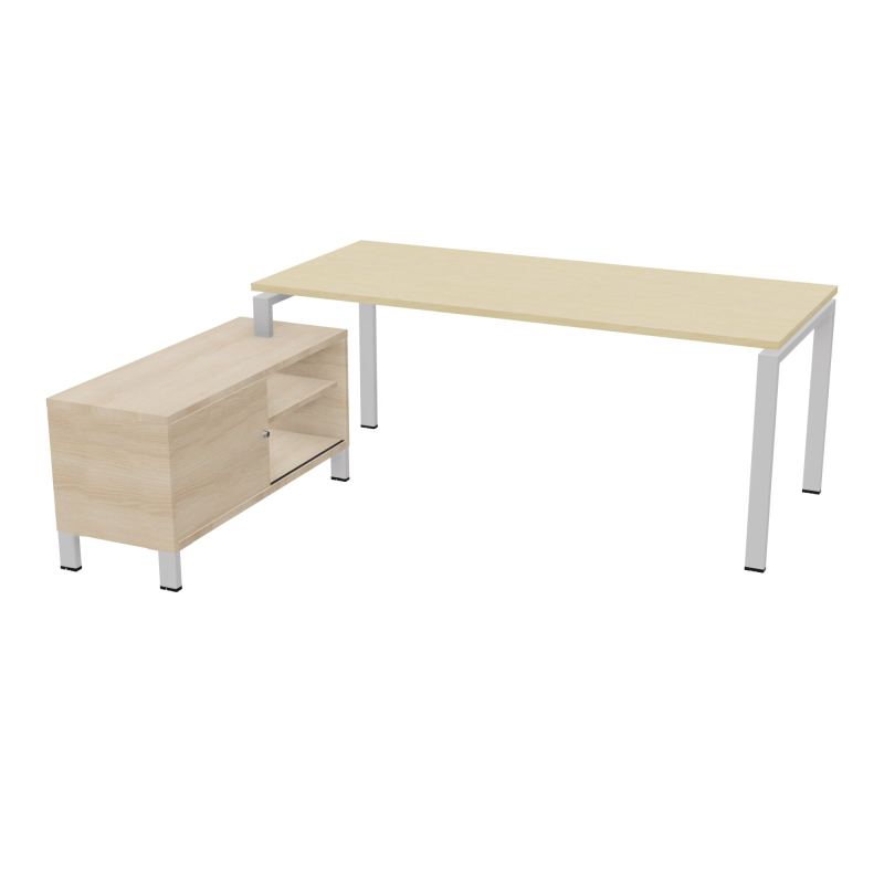 RIO BUREAU RECT. 198X168 PL 180X80 OBT RET PORT A GAUCHE SIMPLE ACCES  N8 SD RZ