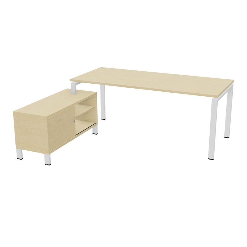 RIO BUREAU RECT. 198X168 PL 180X80 OBT RET PORT A GAUCHE SIMPLE ACCES  N8 SO N8