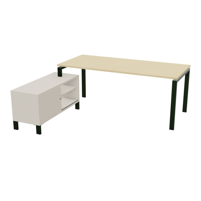 RIO BUREAU RECT. 198X168 PL 180X80 OBT RET PORT A GAUCHE SIMPLE ACCES  N8 ST N5