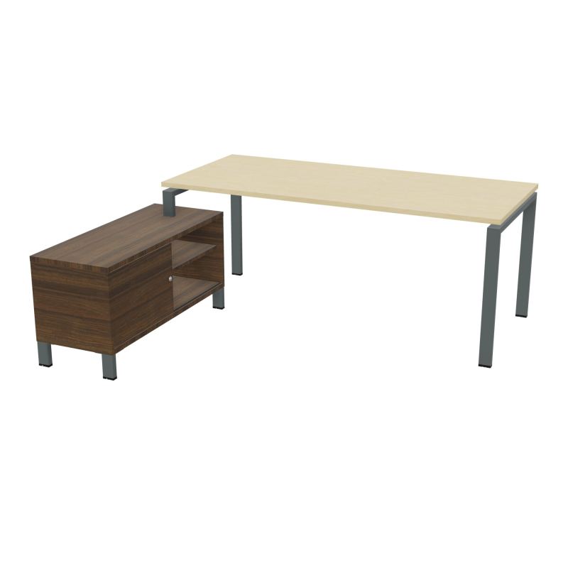RIO BUREAU RECT. 198X168 PL 180X80 OBT RET PORT A GAUCHE SIMPLE ACCES  N8 SU N6