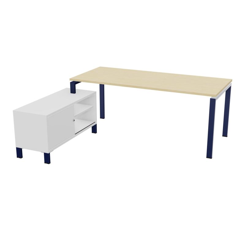 RIO BUREAU RECT. 198X168 PL 180X80 OBT RET PORT A GAUCHE SIMPLE ACCES  N8 X4 MG