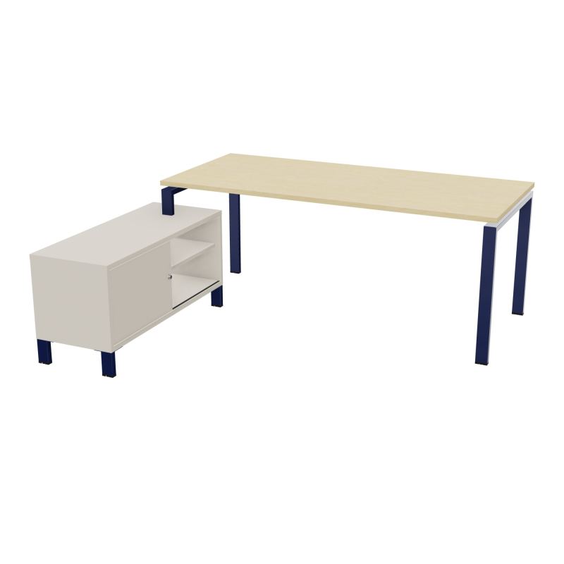 RIO BUREAU RECT. 198X168 PL 180X80 OBT RET PORT A GAUCHE SIMPLE ACCES  N8 X4 N5