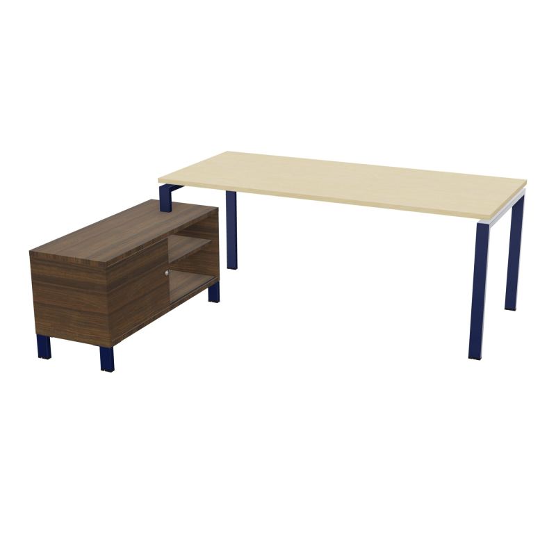 RIO BUREAU RECT. 198X168 PL 180X80 OBT RET PORT A GAUCHE SIMPLE ACCES  N8 X4 N6
