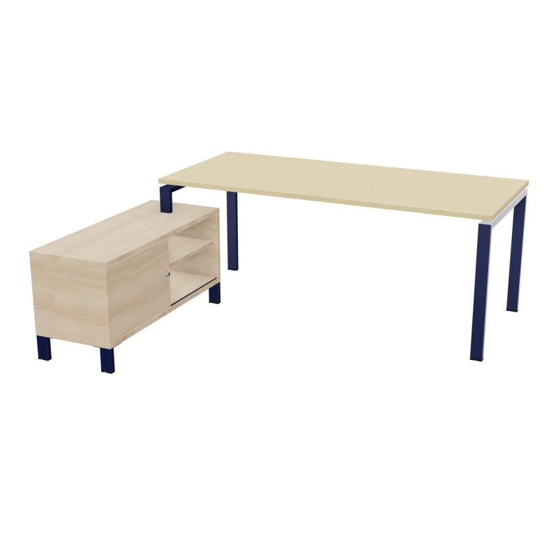 RIO BUREAU RECT. 198X168 PL 180X80 OBT RET PORT A GAUCHE SIMPLE ACCES  N8 X4 RZ