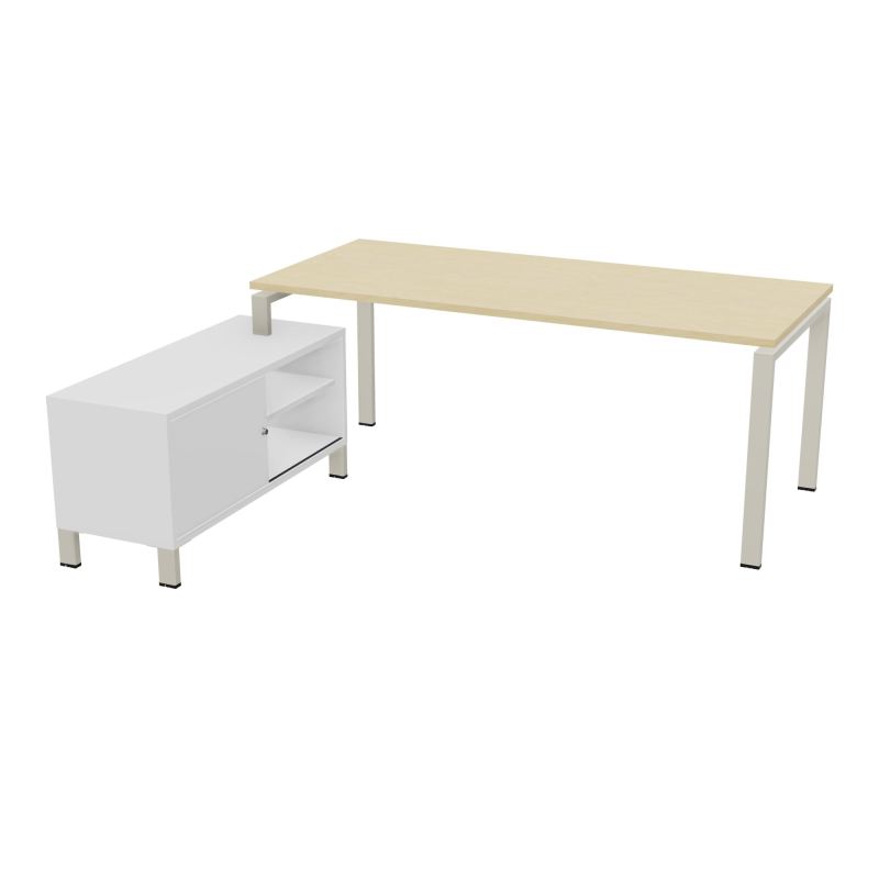 RIO BUREAU RECT. 198X168 PL 180X80 OBT RET PORT A GAUCHE SIMPLE ACCES  N8 ZC MG